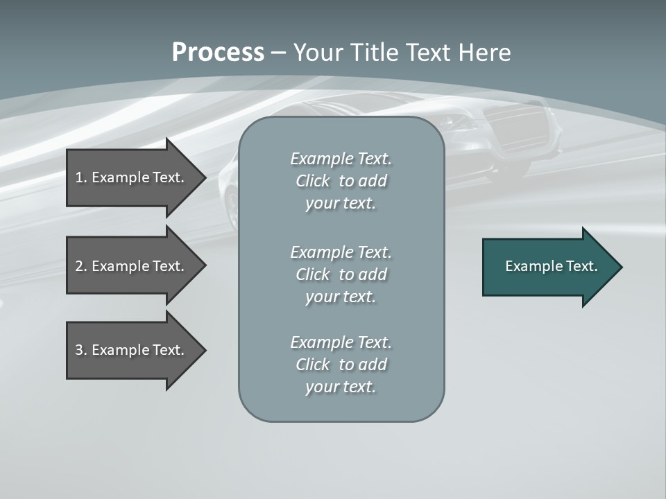 Speed Sportscar Transport PowerPoint Template