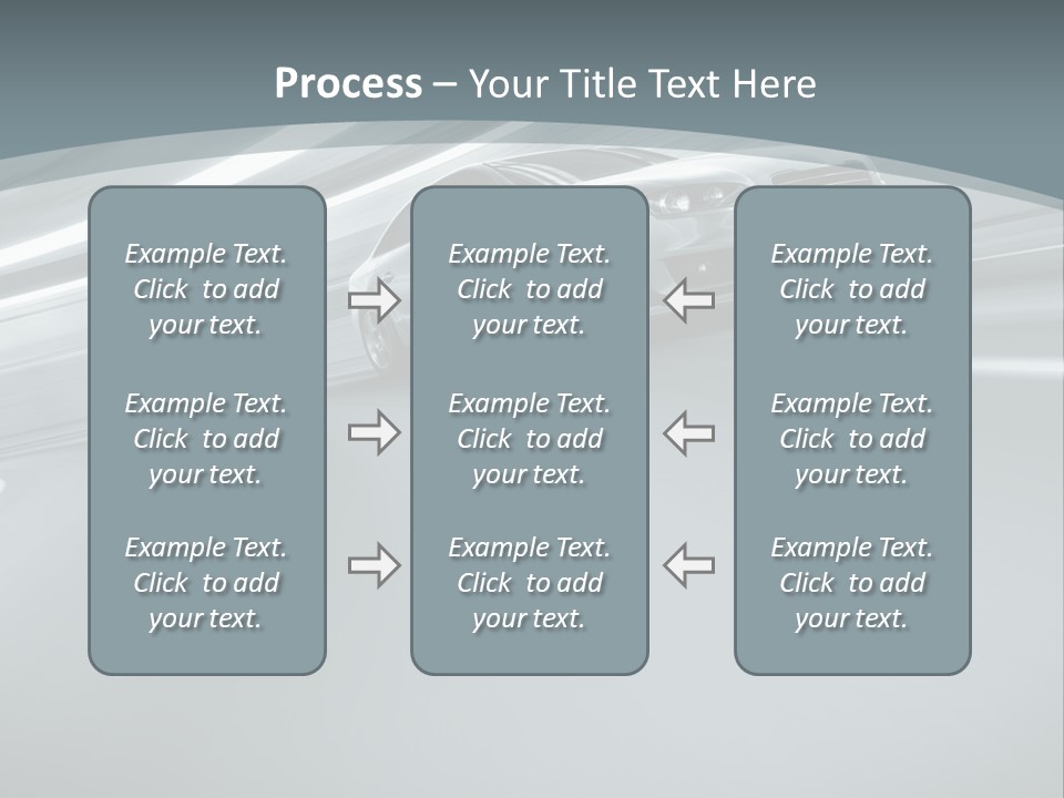 Speed Sportscar Transport PowerPoint Template