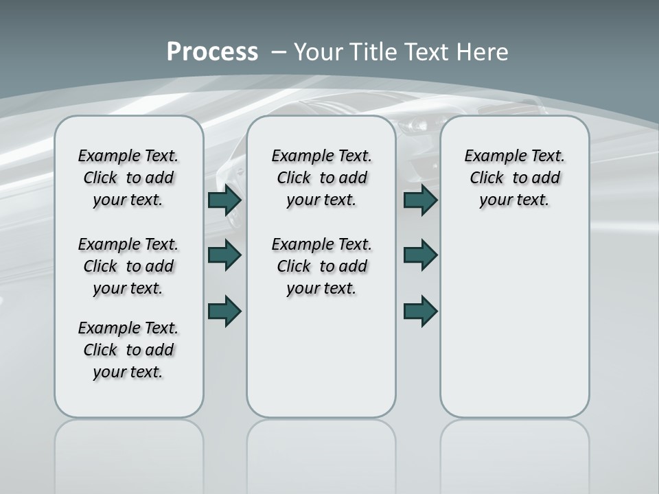 Speed Sportscar Transport PowerPoint Template