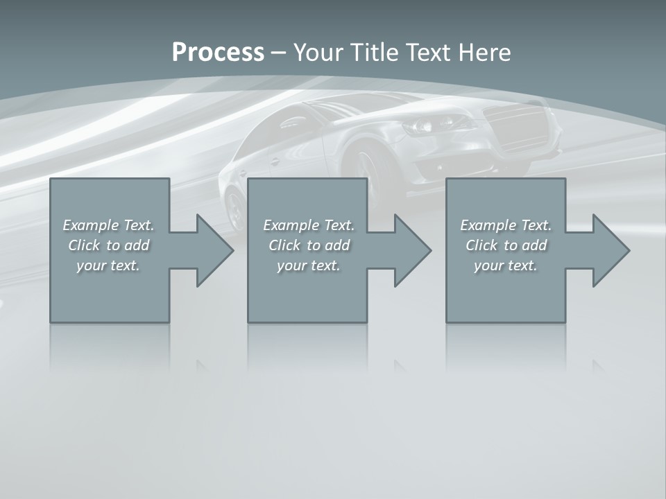 Speed Sportscar Transport PowerPoint Template