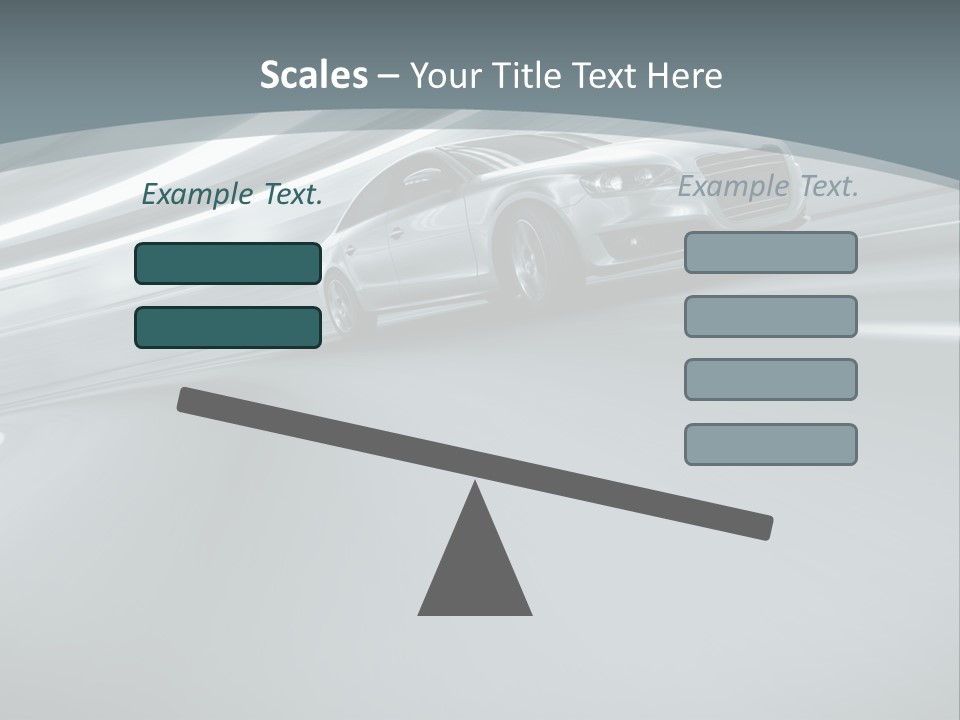 Speed Sportscar Transport PowerPoint Template
