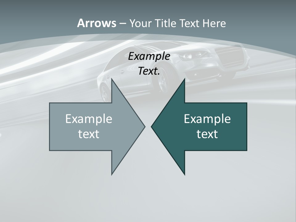 Speed Sportscar Transport PowerPoint Template