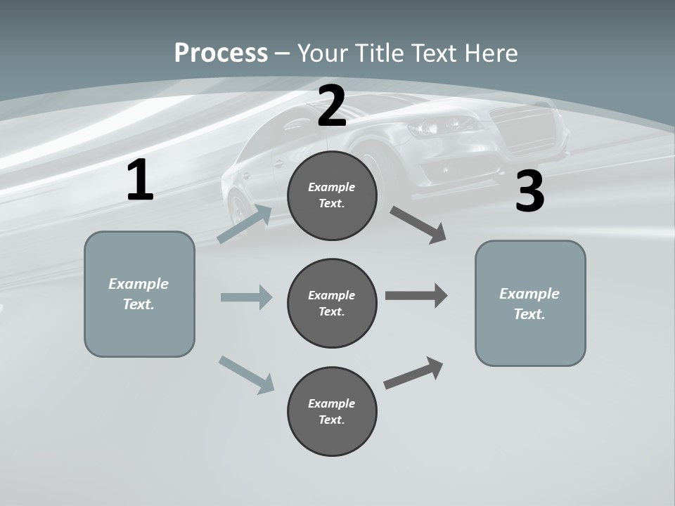 Speed Sportscar Transport PowerPoint Template