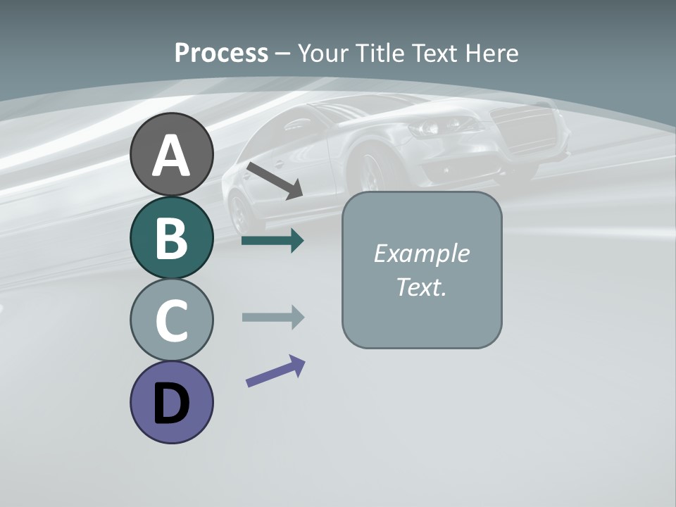 Speed Sportscar Transport PowerPoint Template