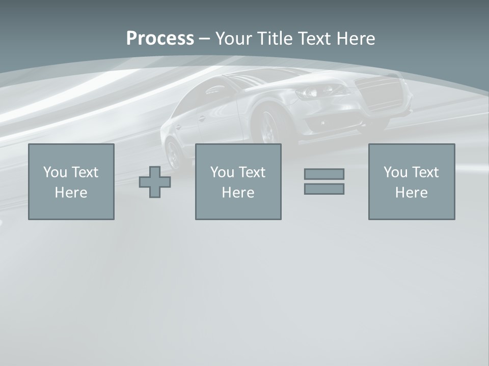 Speed Sportscar Transport PowerPoint Template
