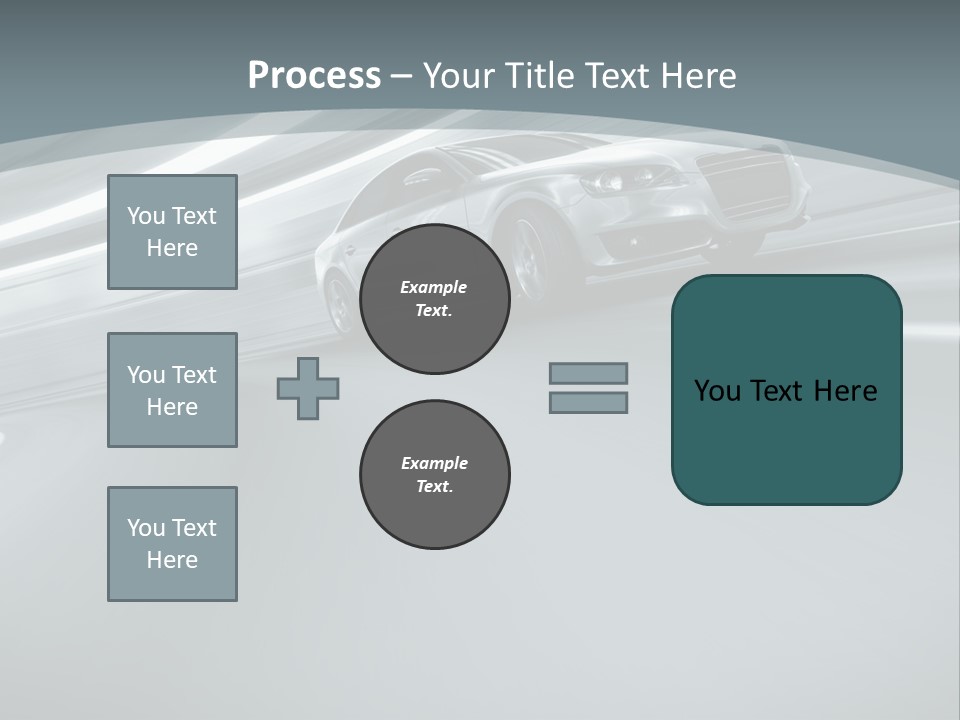 Speed Sportscar Transport PowerPoint Template