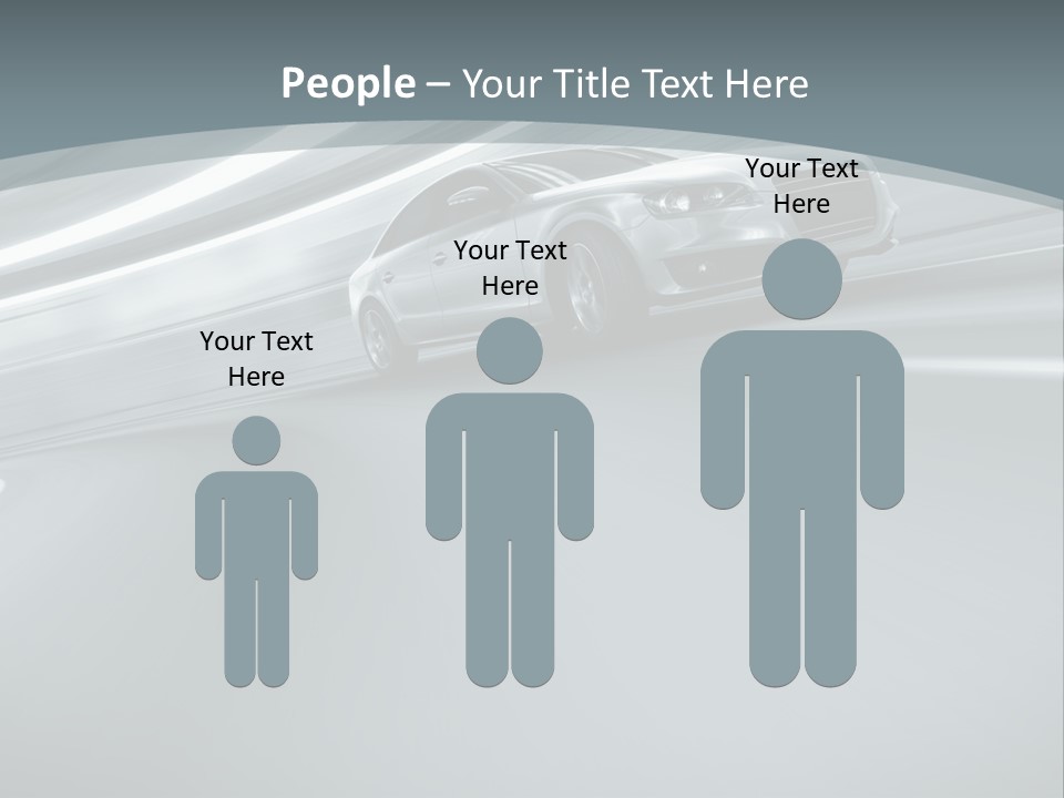 Speed Sportscar Transport PowerPoint Template