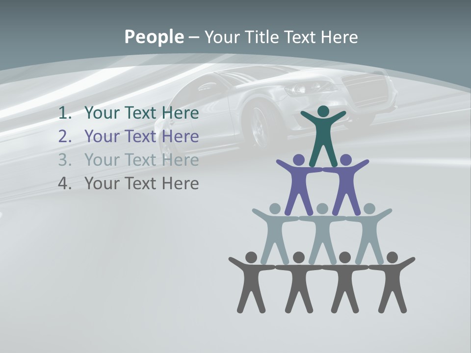 Speed Sportscar Transport PowerPoint Template