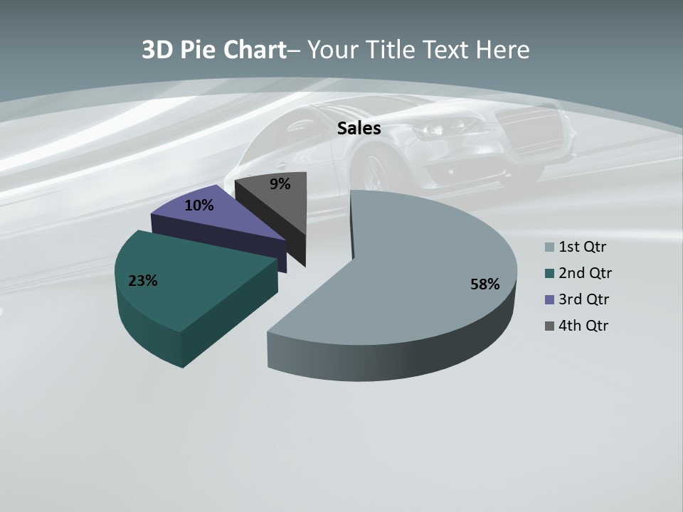 Speed Sportscar Transport PowerPoint Template