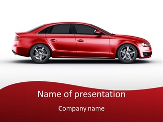 Sedan Sportscar Luxury PowerPoint Template