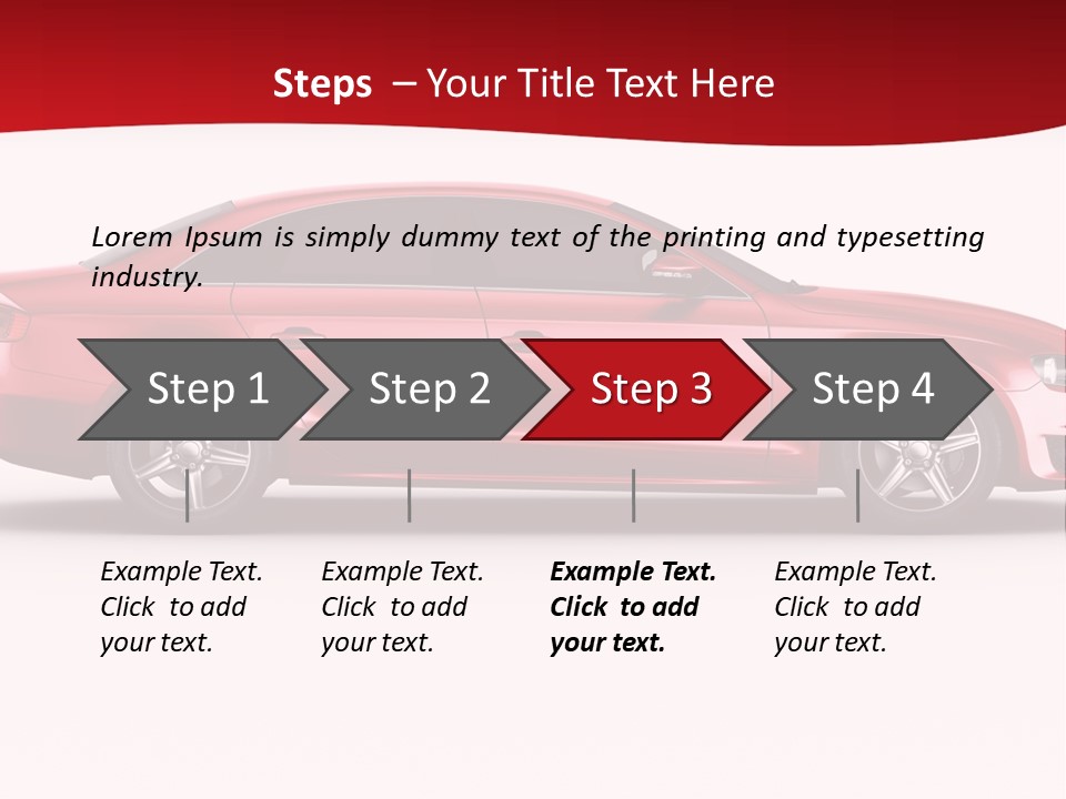 Sedan Sportscar Luxury PowerPoint Template