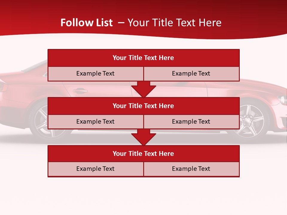 Sedan Sportscar Luxury PowerPoint Template