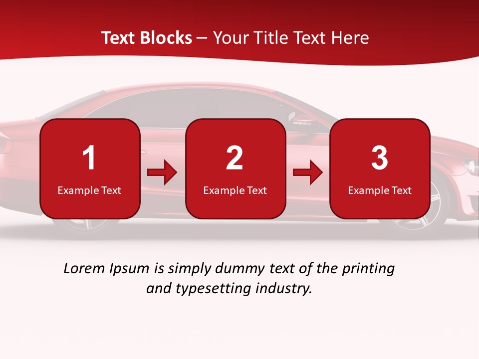Sedan Sportscar Luxury PowerPoint Template