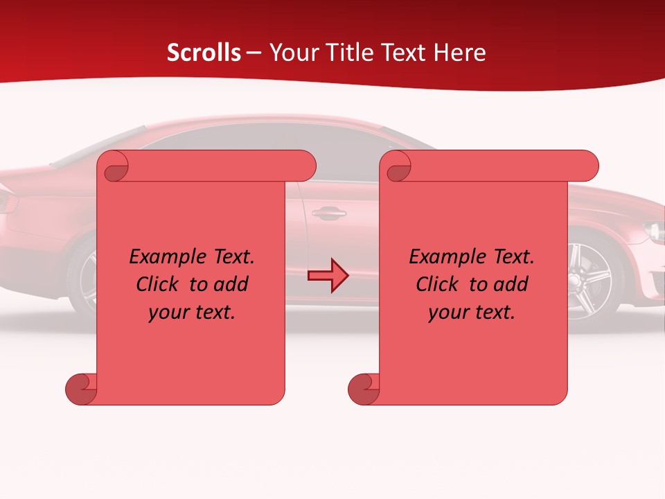 Sedan Sportscar Luxury PowerPoint Template