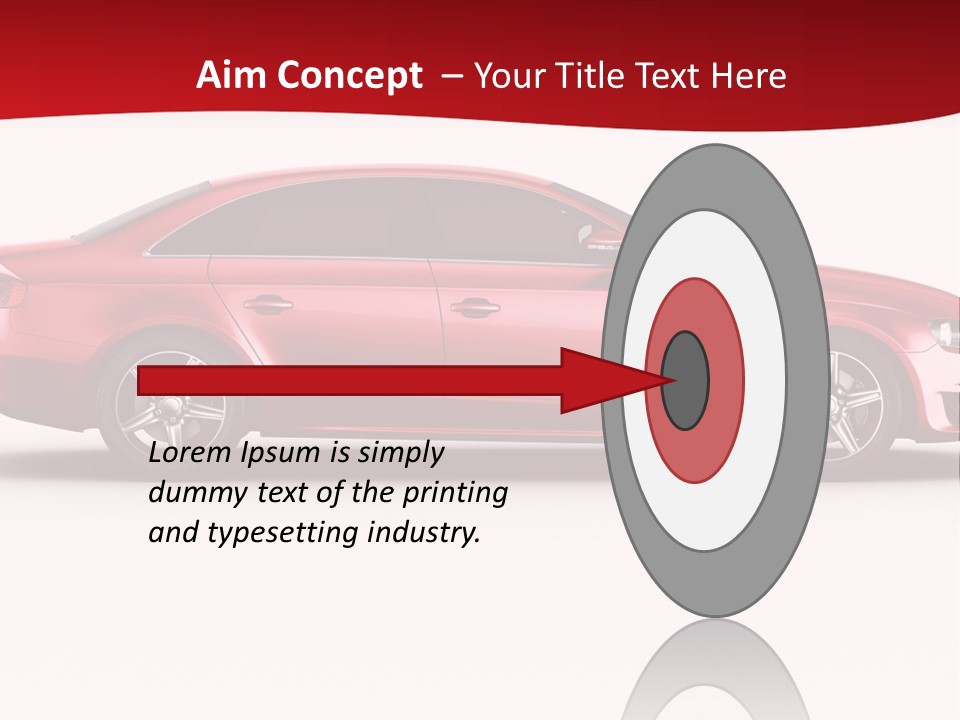 Sedan Sportscar Luxury PowerPoint Template