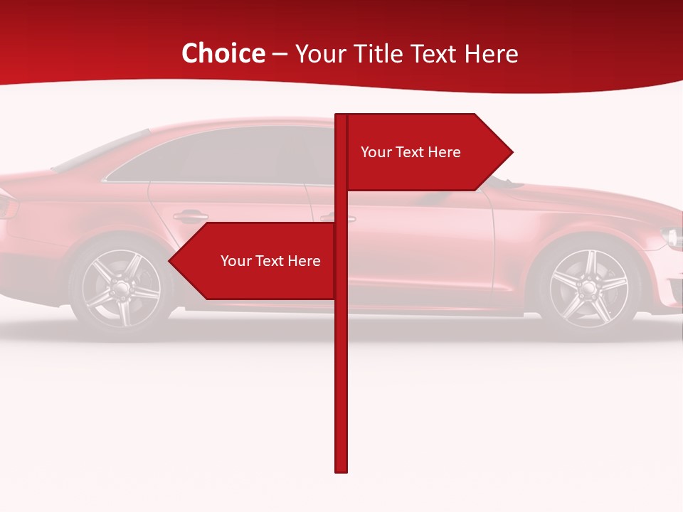 Sedan Sportscar Luxury PowerPoint Template