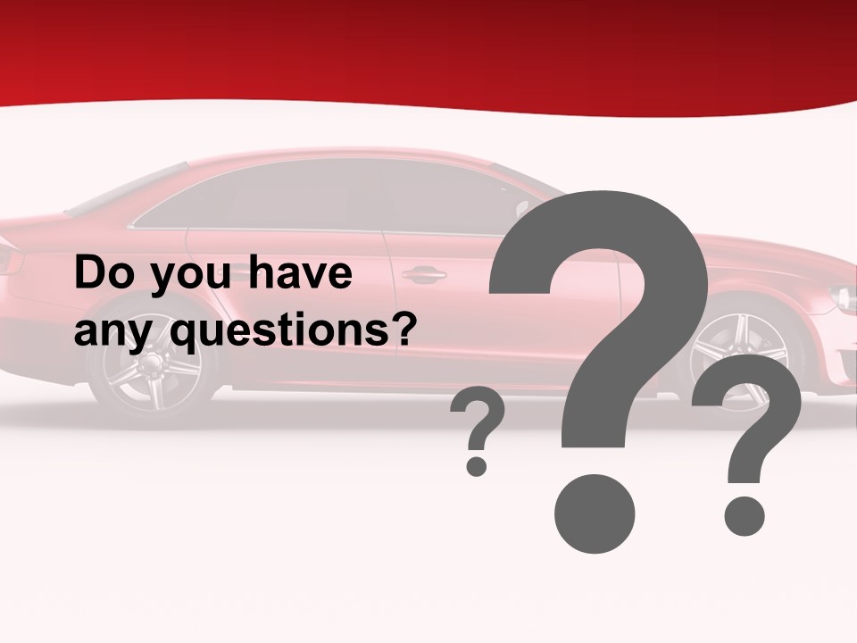 Sedan Sportscar Luxury PowerPoint Template