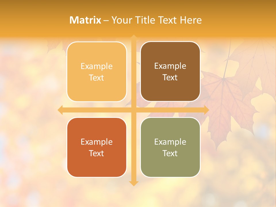 Beauty Autumnal Fall PowerPoint Template