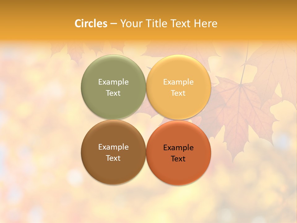 Beauty Autumnal Fall PowerPoint Template