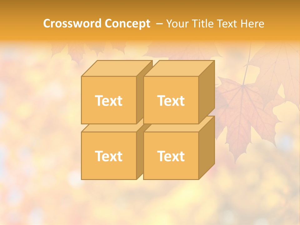 Beauty Autumnal Fall PowerPoint Template