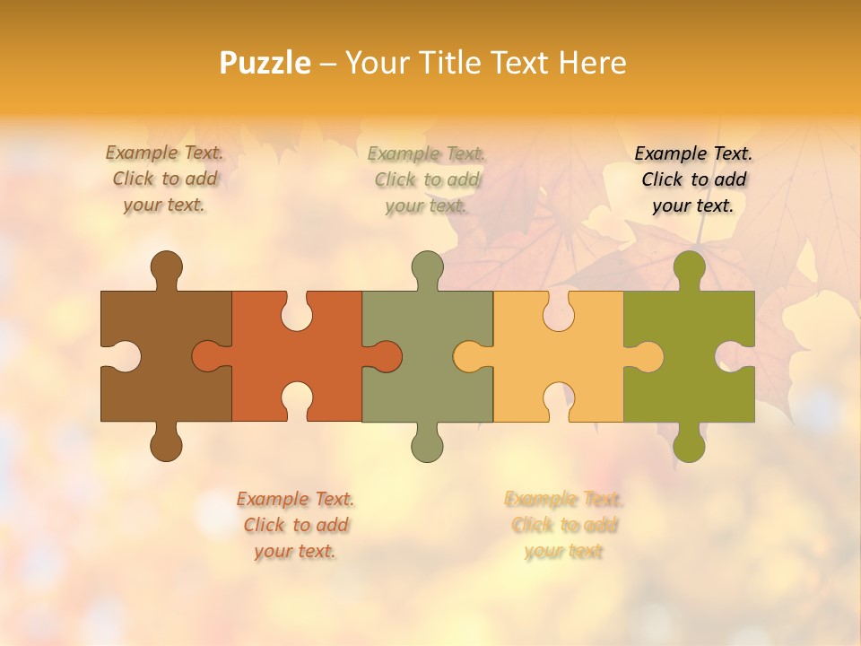 Beauty Autumnal Fall PowerPoint Template