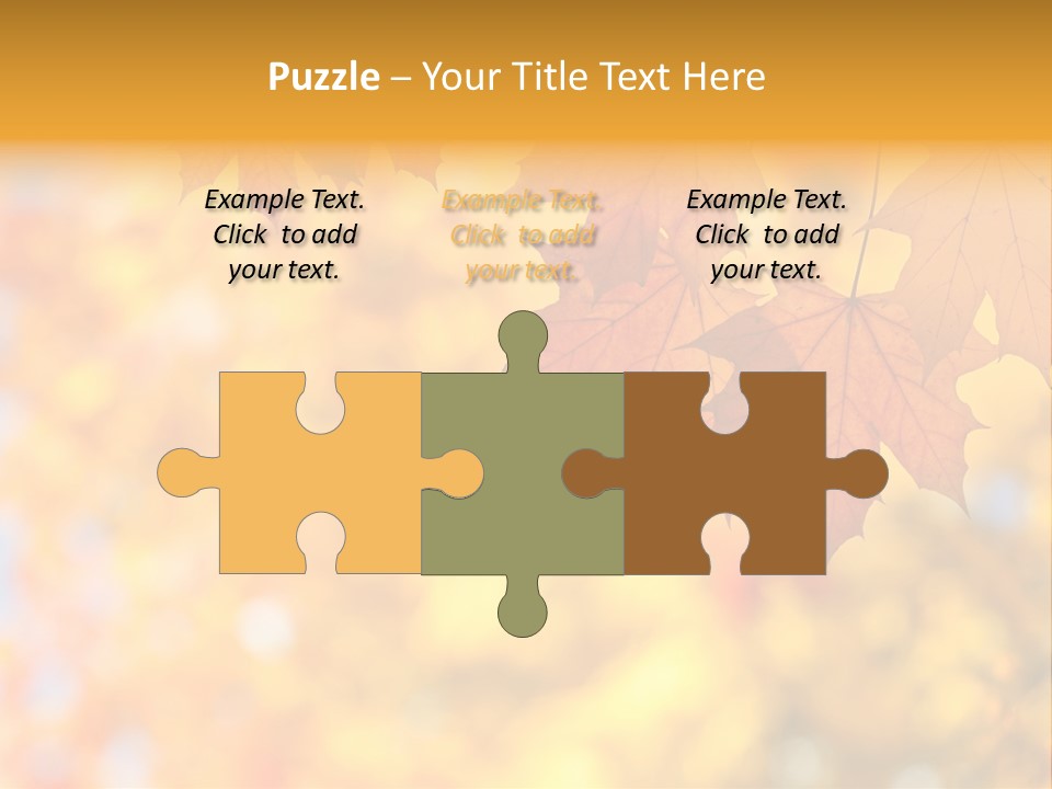 Beauty Autumnal Fall PowerPoint Template