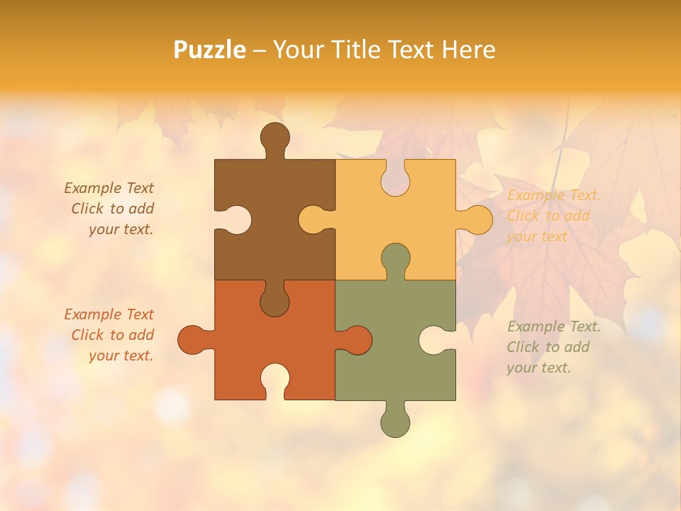 Beauty Autumnal Fall PowerPoint Template