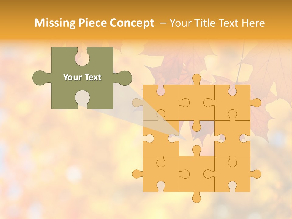 Beauty Autumnal Fall PowerPoint Template