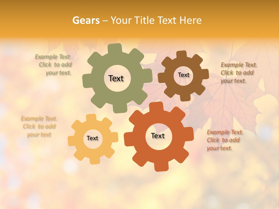 Beauty Autumnal Fall PowerPoint Template