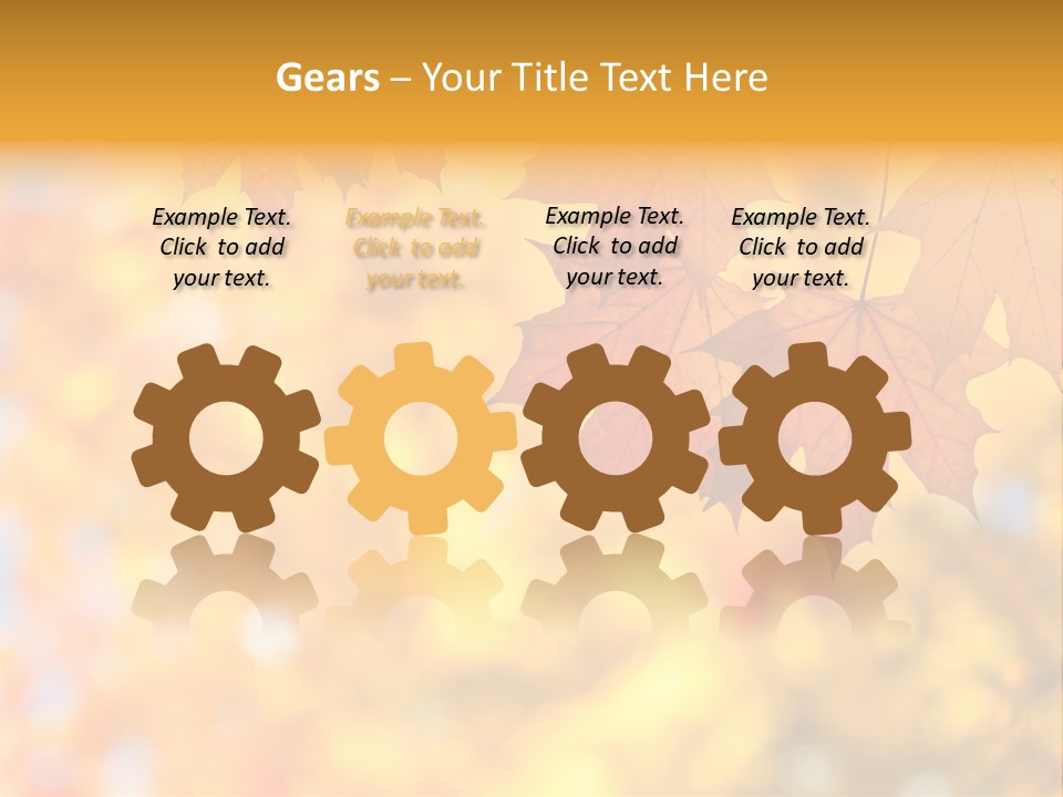 Beauty Autumnal Fall PowerPoint Template