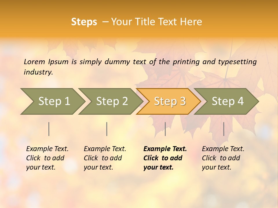 Beauty Autumnal Fall PowerPoint Template