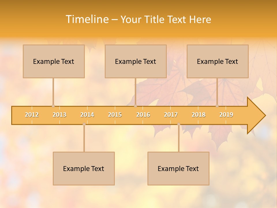 Beauty Autumnal Fall PowerPoint Template