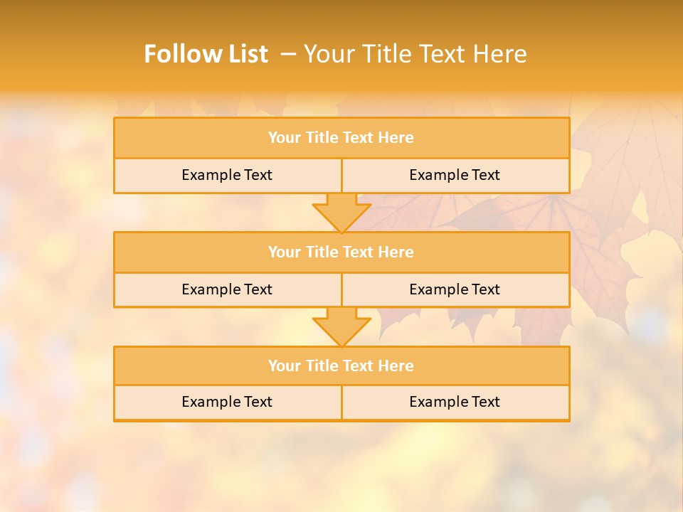 Beauty Autumnal Fall PowerPoint Template