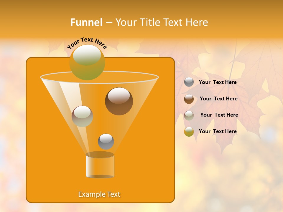 Beauty Autumnal Fall PowerPoint Template