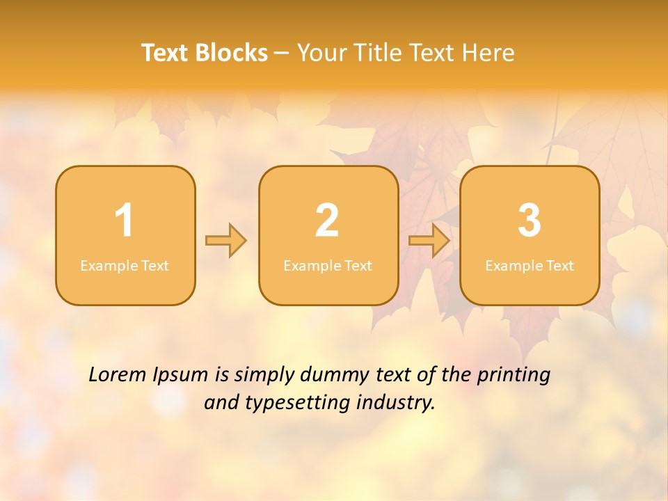 Beauty Autumnal Fall PowerPoint Template