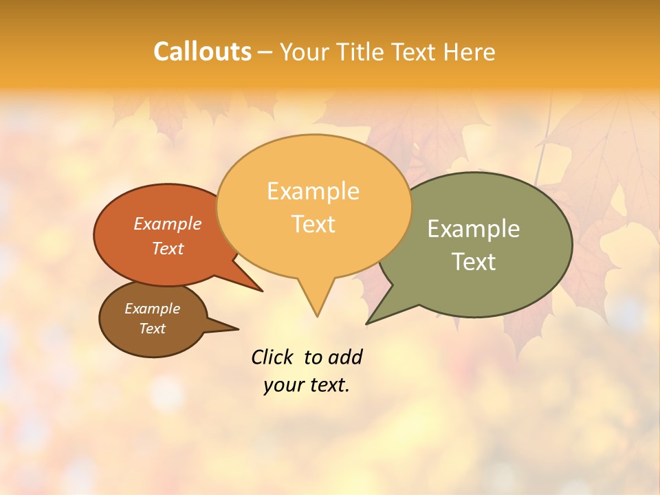 Beauty Autumnal Fall PowerPoint Template