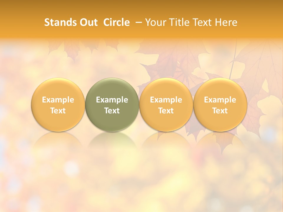 Beauty Autumnal Fall PowerPoint Template