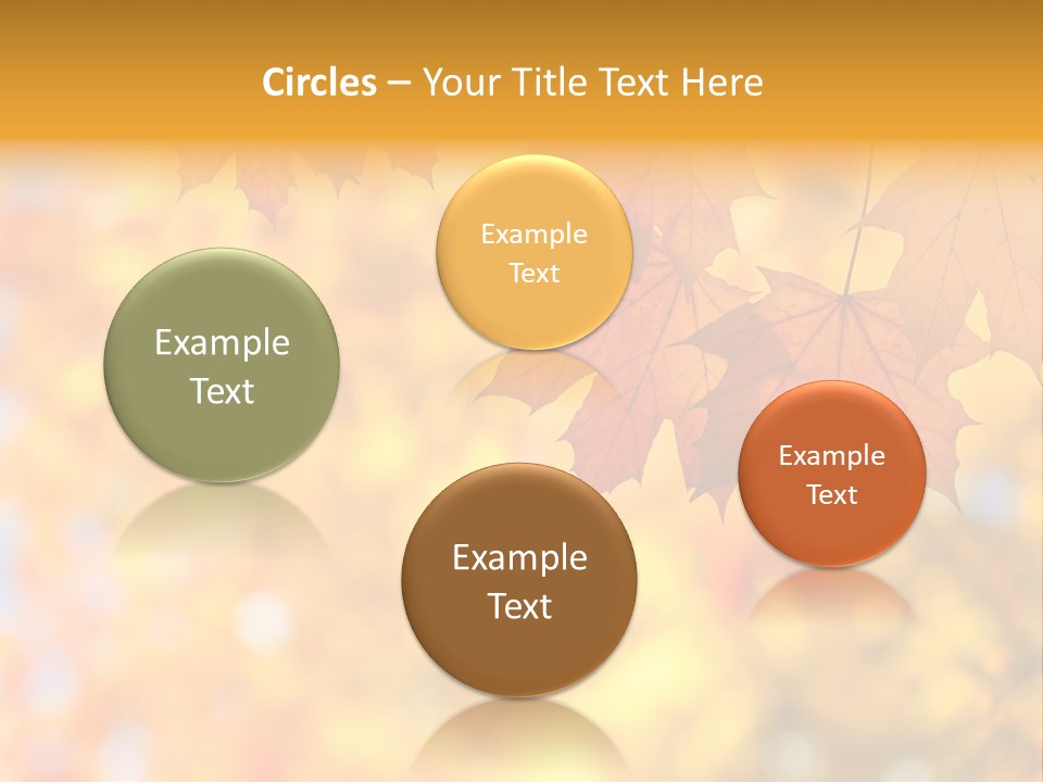 Beauty Autumnal Fall PowerPoint Template