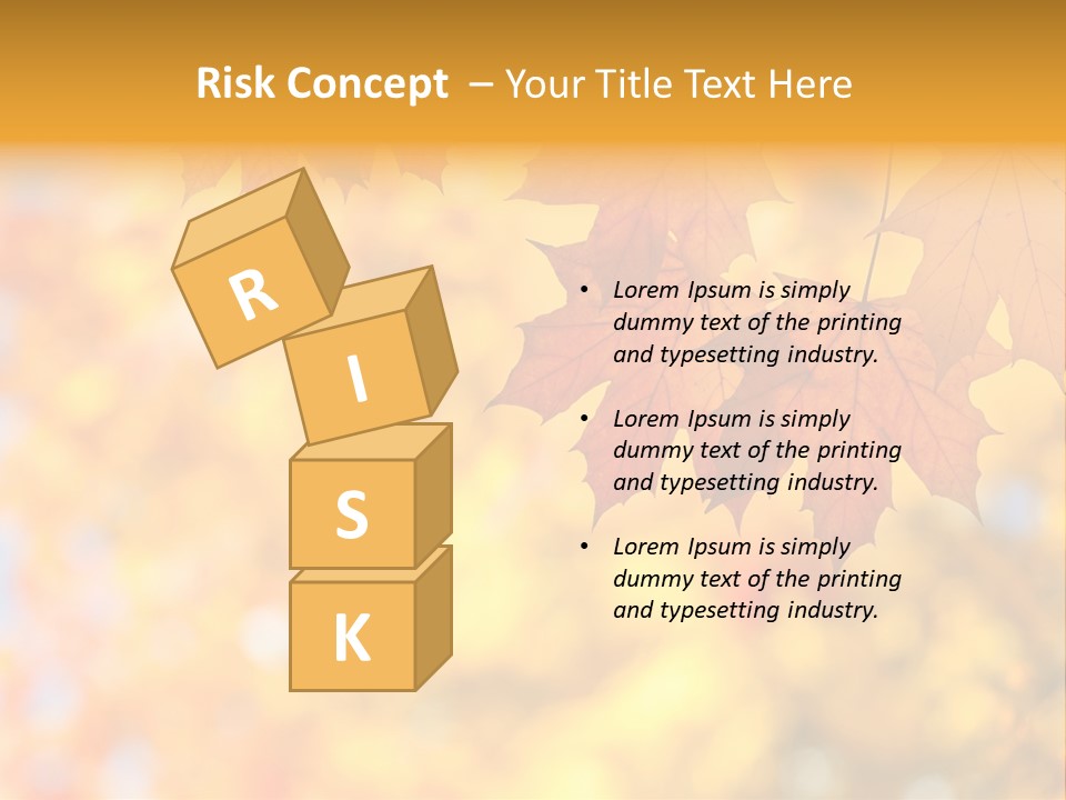 Beauty Autumnal Fall PowerPoint Template