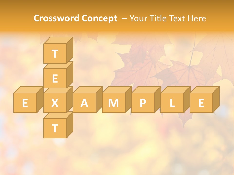 Beauty Autumnal Fall PowerPoint Template