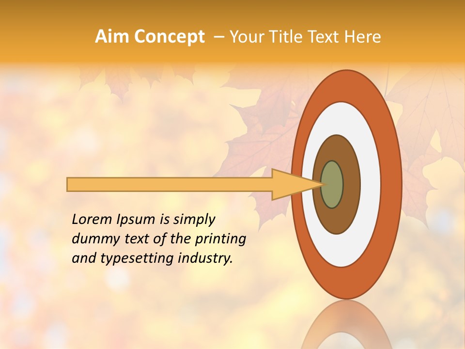 Beauty Autumnal Fall PowerPoint Template