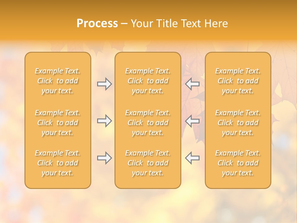 Beauty Autumnal Fall PowerPoint Template