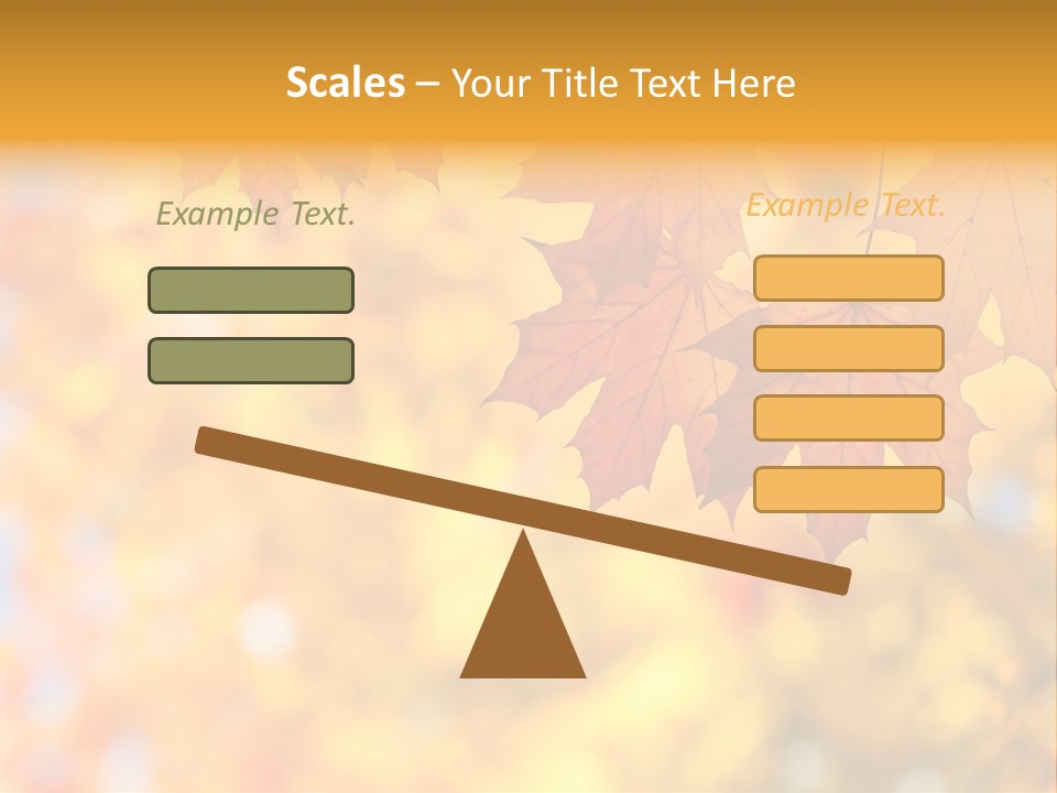Beauty Autumnal Fall PowerPoint Template