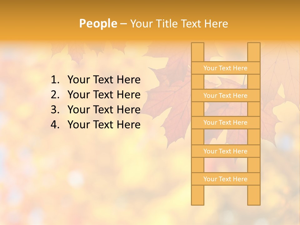 Beauty Autumnal Fall PowerPoint Template