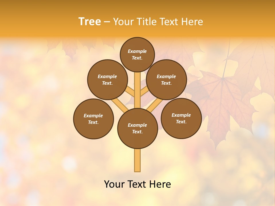 Beauty Autumnal Fall PowerPoint Template