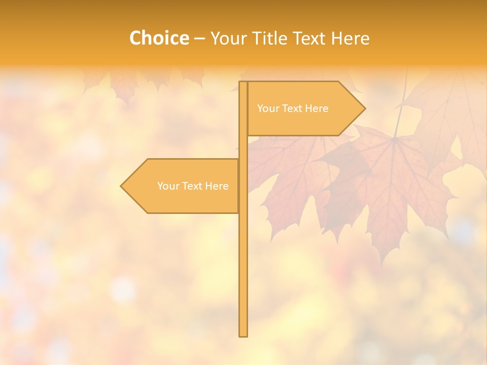 Beauty Autumnal Fall PowerPoint Template