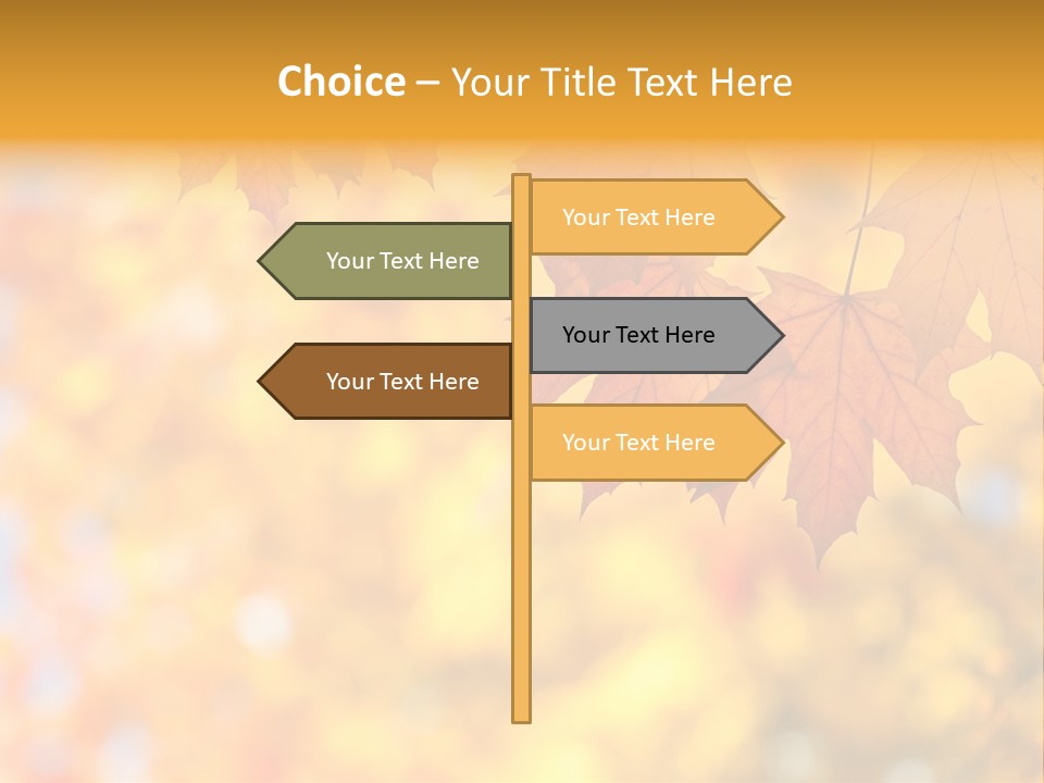 Beauty Autumnal Fall PowerPoint Template