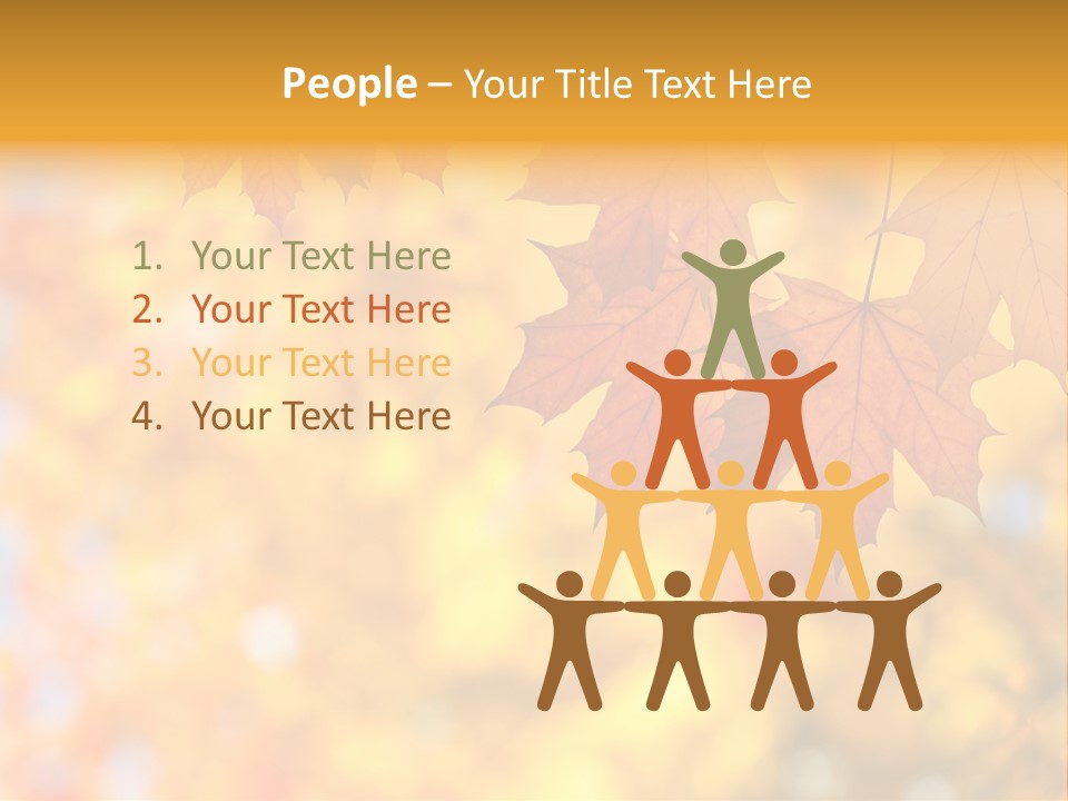 Beauty Autumnal Fall PowerPoint Template