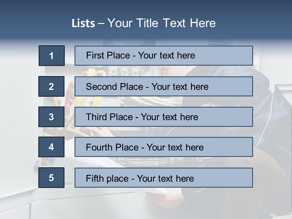 Adjustment Assembling Engineer PowerPoint Template