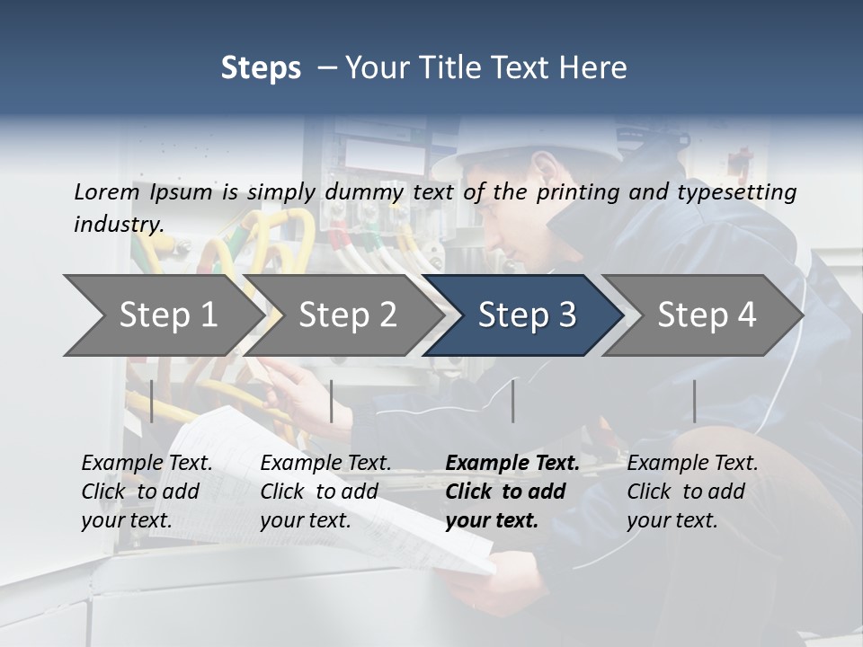 Adjustment Assembling Engineer PowerPoint Template